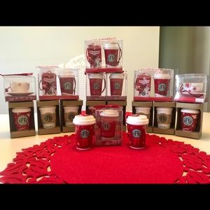 Starbucks collectible Christmas ornaments